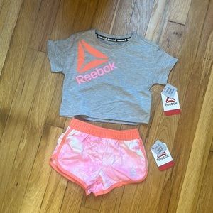 Reebok Baby Girls 18M Shorts and Tee Set